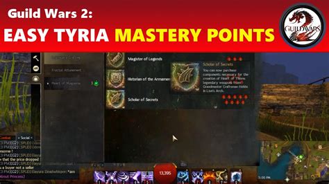 Gw2 tyria mastery points - Here is a list on the wiki that shows other places to get Central Tyria points. I also did the Lion's Arch Exterminator achievement which gives 1 mastery point and …